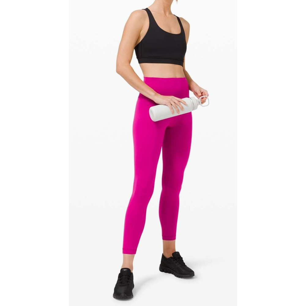 Lululemon Wunder Train High-Rise Tight 25" Ripened Raspberry Pink Women's Size 4 - Picture 16 of 16